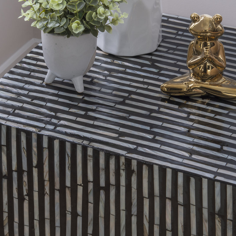 Table de bout Azareel Block, Noir