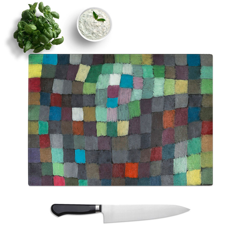 May Picture by Paul Klee Chopping Board, 0.4cm H x 28.5cm W x 39cm L