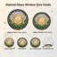 Panneau de vitrail Celtic Flame-1855356555