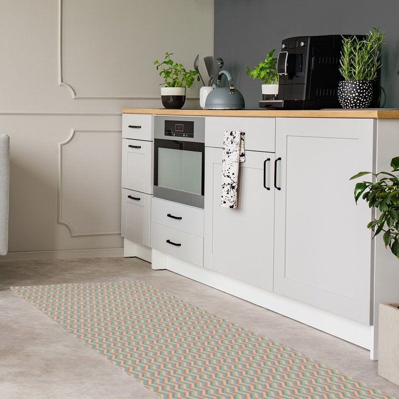 Chenille Chevron Indoor Rug, Runner 2'6" x 8'