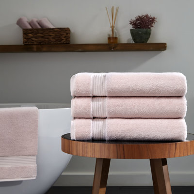 Serviettes de bain 4 pièces Ozdilek, 30 x 60 550 g / m², 100% coton turc, séchage rapide de luxe, très grand, résistant à la décoloration, écologique, léger, serviette de spa, confortable