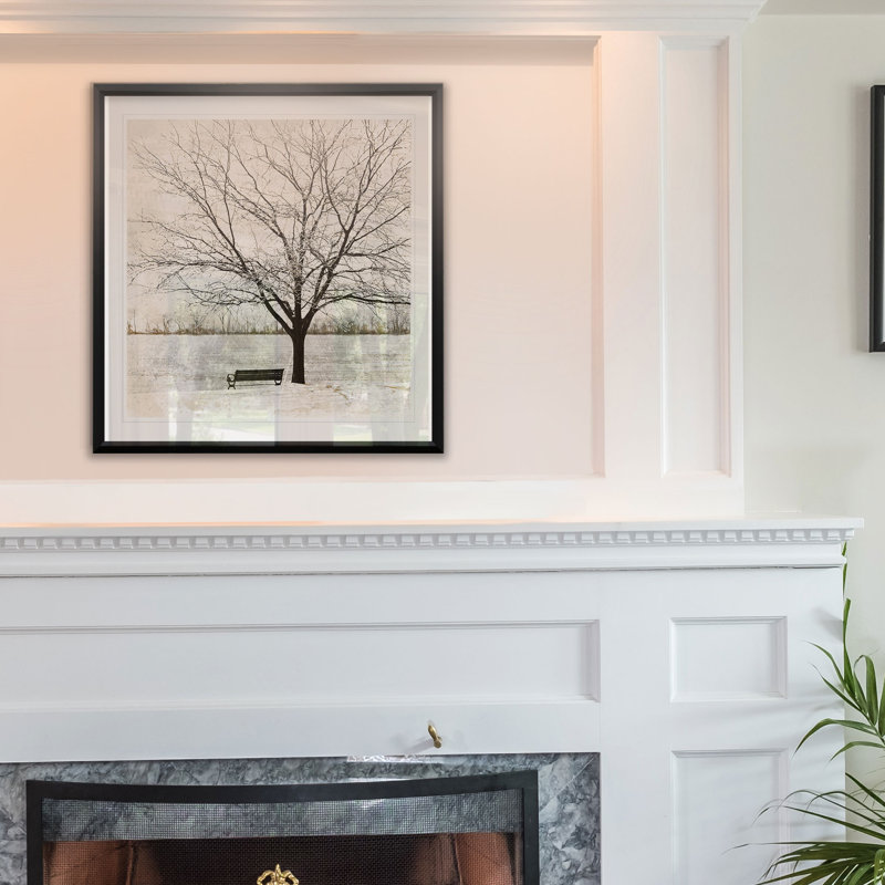 «Lonely Tree» - reproduction de cadre photo, H 17,5 po x l 17,5 po x P 1,5 po