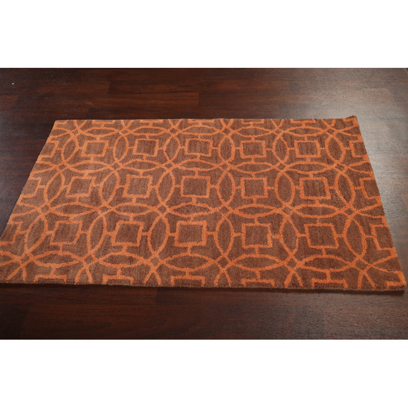 Wool Geometric Indoor Rug