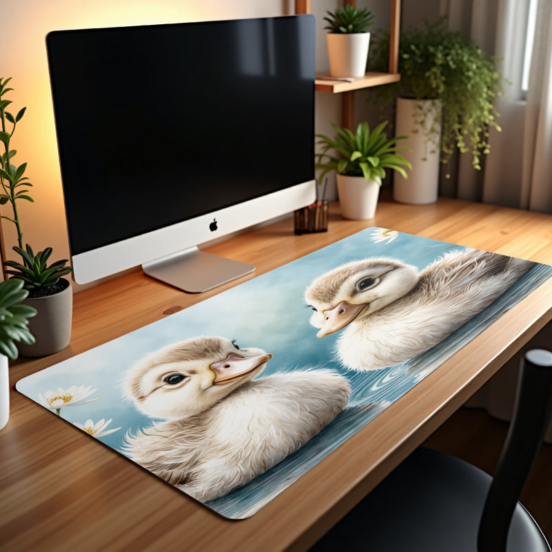 Polyester Desk Pad, 14.4x12.1