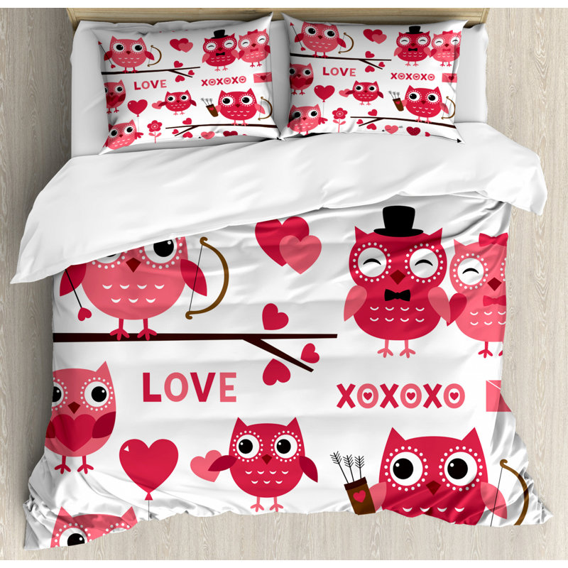 Polyester Mixed Duvet Cover, King Duvet Cover  + 2 Shams