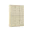 Grande armoire de cuisine Nicu 100% bois massif avec portes, tablettes réglables, armoire de rangement modulaire, l 48,5 po x H 71,5 po-1986587210