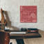 Art mural en verre épique «Rockland County Barn 2» par Annie Warren, 12 po x 12 po