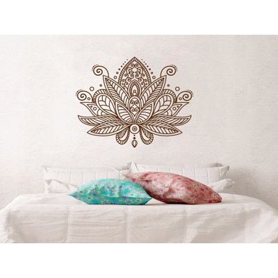 Décalcomanie murale fleur mandala lotus Estrella