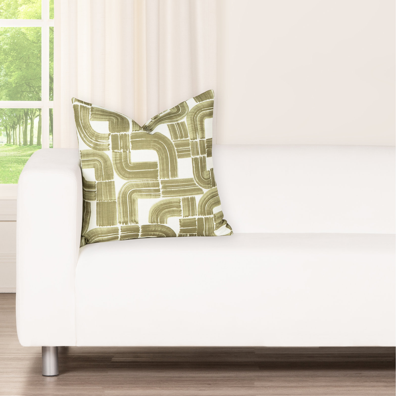 Terrace Accent Pillow, Polyester, Square 16"