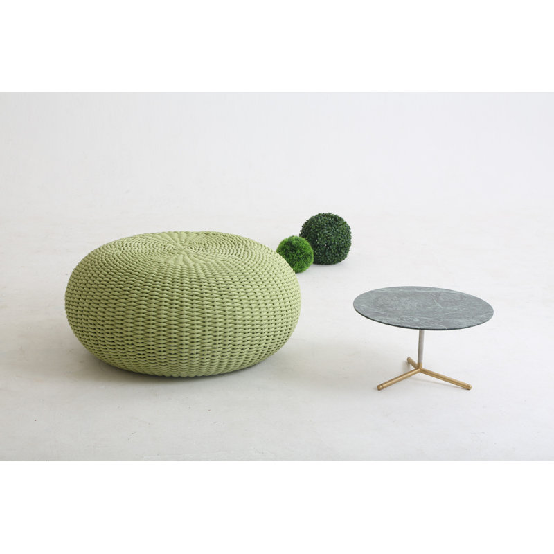 Harada Outdoor Pouf, Cane Round Ropetek
