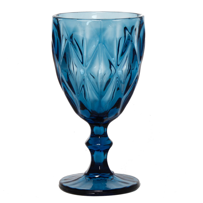 Selma 10 oz. Verre à vin tout usage, Bleu