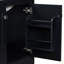 Meuble-lavabo de 30 po avec lavabo simple, meuble-lavabo encastré, armoire de rangement avec 2 portes et un tiroir, fermeture en douceur, rangement multifonctionnel, structure en bois massif-126202405