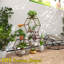 Support à plantes hexagonal 7 niveaux, tablette pour plantes d'intérieur et d'extérieur, grand support en pot à 7 niveaux pour plusieurs plantes
