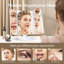 Miroir de maquillage avec miroir grossissant et lumières