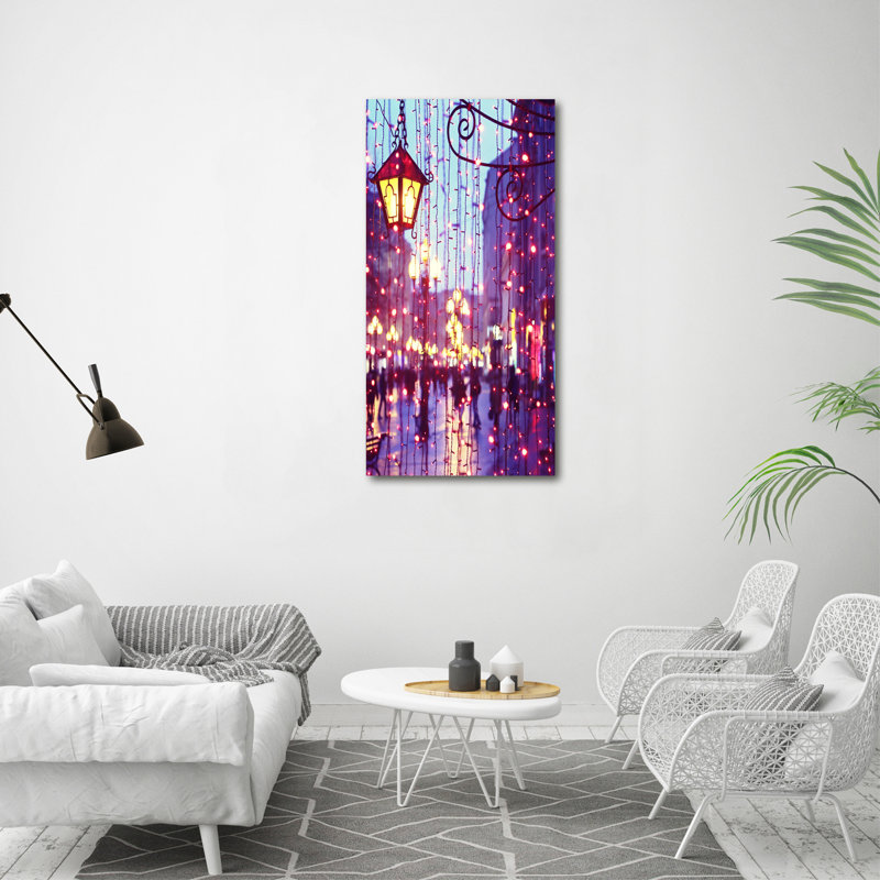 Lights In The City - Wrapped Canvas Print