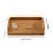 Hand-Woven Rattan Rectangular Serving Tray With Handles-188207597