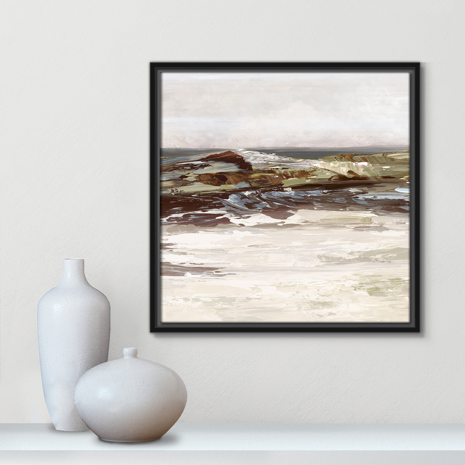 Conan "Stoney Peak" Print, 17.5" H x 17.5" W, Black