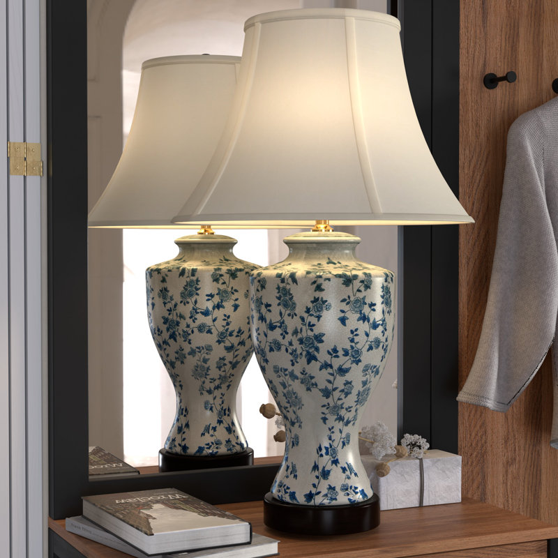 27" Blue Table Lamp