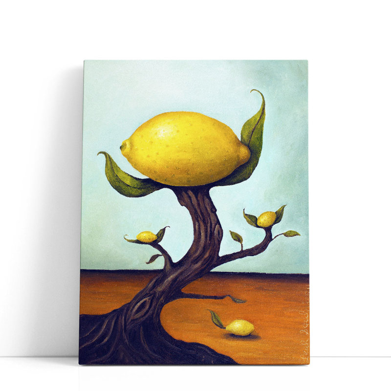«Lemon Tree», reproduction d'art sur toile, H 24 po x l 18 po