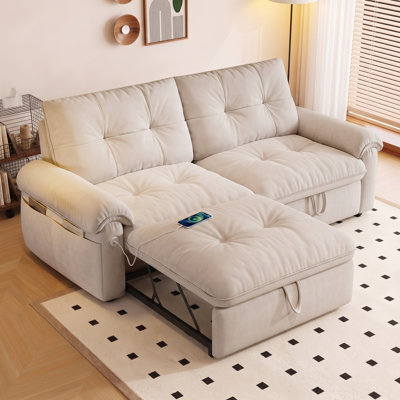 Canapé-lit 2 en 1 Easy Convert, P 77,2 po x l 31,9 po x H 36,3 po, format canapé-lit 53,4 po x l 70,9 po x H 22,5 po pour un usage domestique
