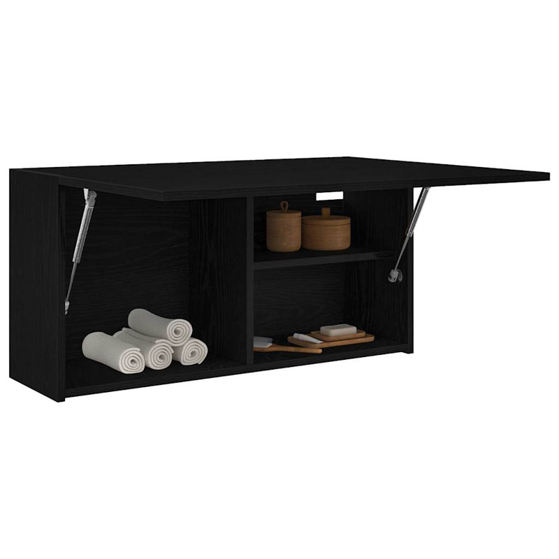 Stergios Bathroom Cabinet, Black