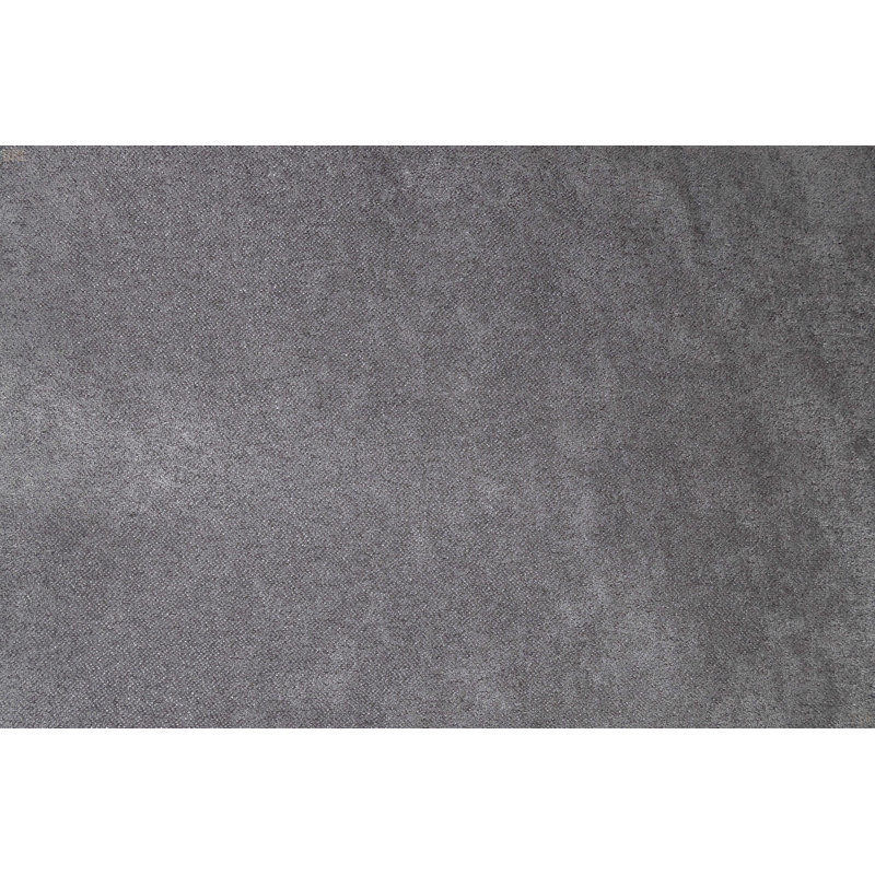 Fauteuil oscillant avec repose-pieds en microfibre gris, Blanc, Gris foncé