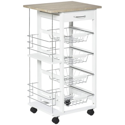 Wood Bar Cart