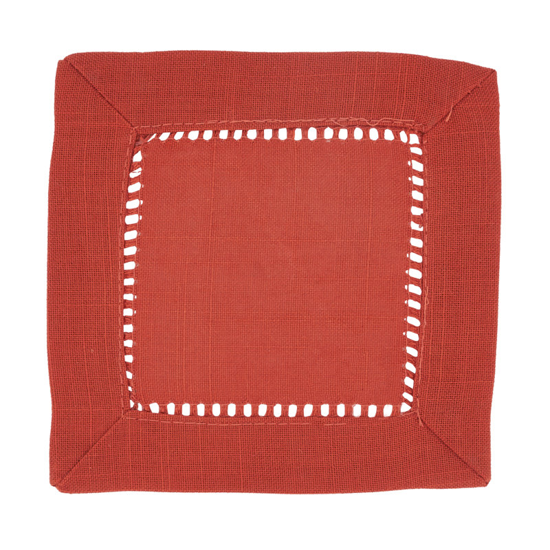 Rochester Collection Polyester Square Napkin, Terracotta
