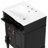 24" Freestanding Bathroom Vanity With Ceramic Sink, Solid Wood Frame, Flip Drawer & Door Rack Storage-2129862882