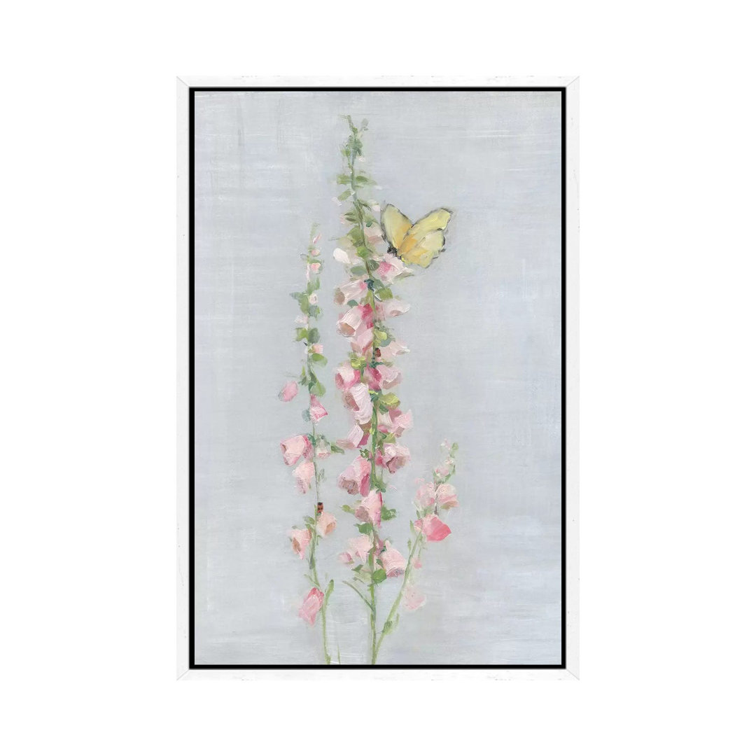 Foxglove Garden II von Sally Swatland - Floater Frame Gallery-Wrapped Canvas Giclée on Canvas