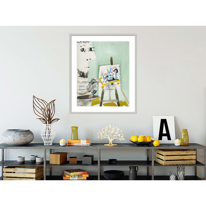 Pablo Picasso - estampe numérique encadrée, 39.85" H x 33.5" W