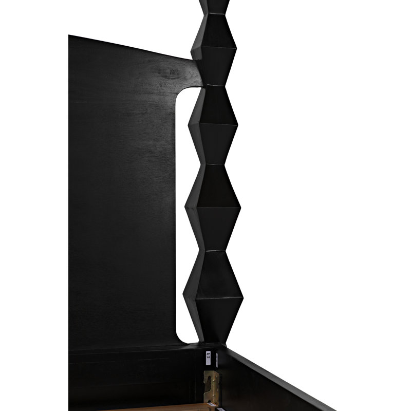 Brancusi Solid Wood Four Poster Bed, Queen