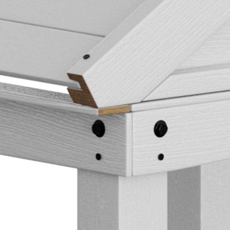 Maisonnette en bois pour enfants avec bancs
