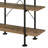 Eligha 6-Shelf Bookcase in Rustic Oak and Black-111786976