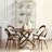 Simple modern solid wood dining table-111011269