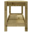 Alzugaray Solid Wood Outdoor Bench-707743951-707743950