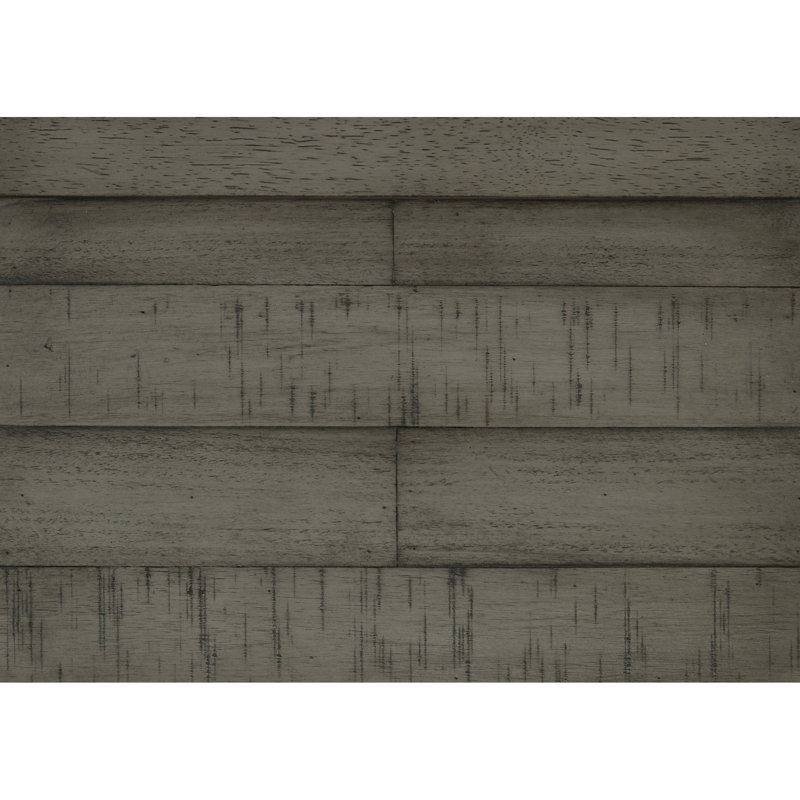 Banc à hauteur de comptoir avec revêtement texturé gris, pour la salle à manger, siège rembourré en mousse