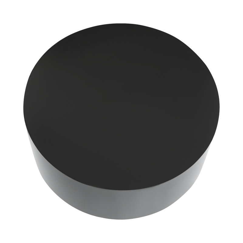 Présentoir rond à piédestal, Noir