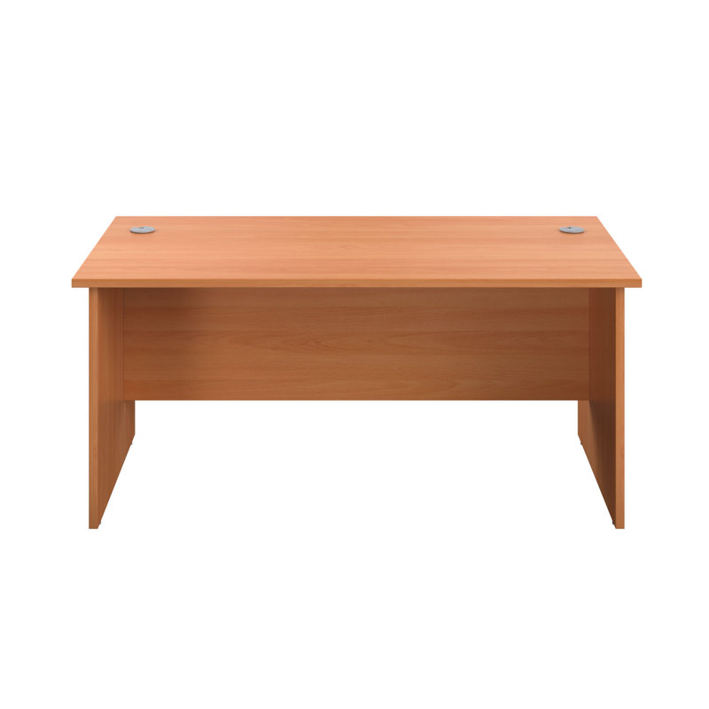 Buariki Desk Shell, Beech, 73cm H x 120cm W x 60cm D
