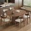  Ensemble de salle à manger 7 pièces avec table de rangement extensible intégrée et 6 chaises-132210893-132210897