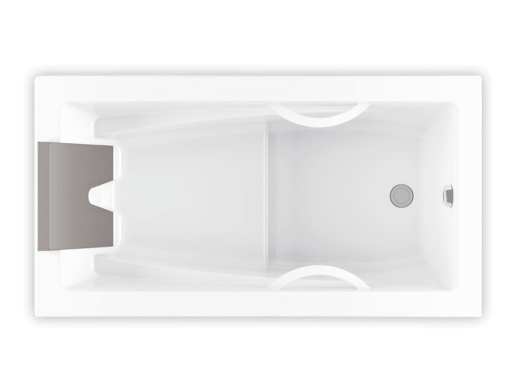 Inua 66'' L Soaking Bathtub, Left