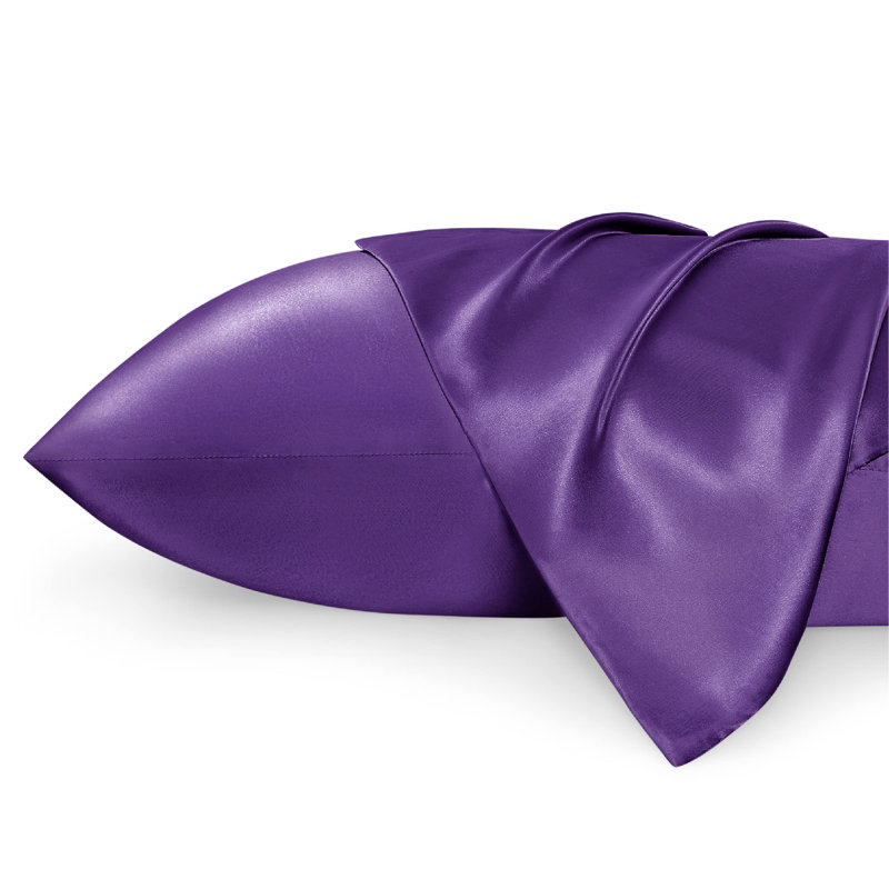 Satin Pillow Case, 50 x 60 cm Pillowcase, Misty Lilac