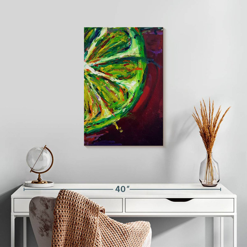 Yarlin Lime 2017, 24" H x 16" W