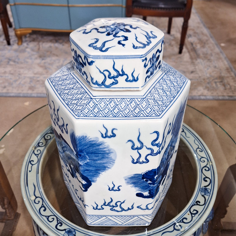 Pot en porcelaine gingembre fabriqué à la main