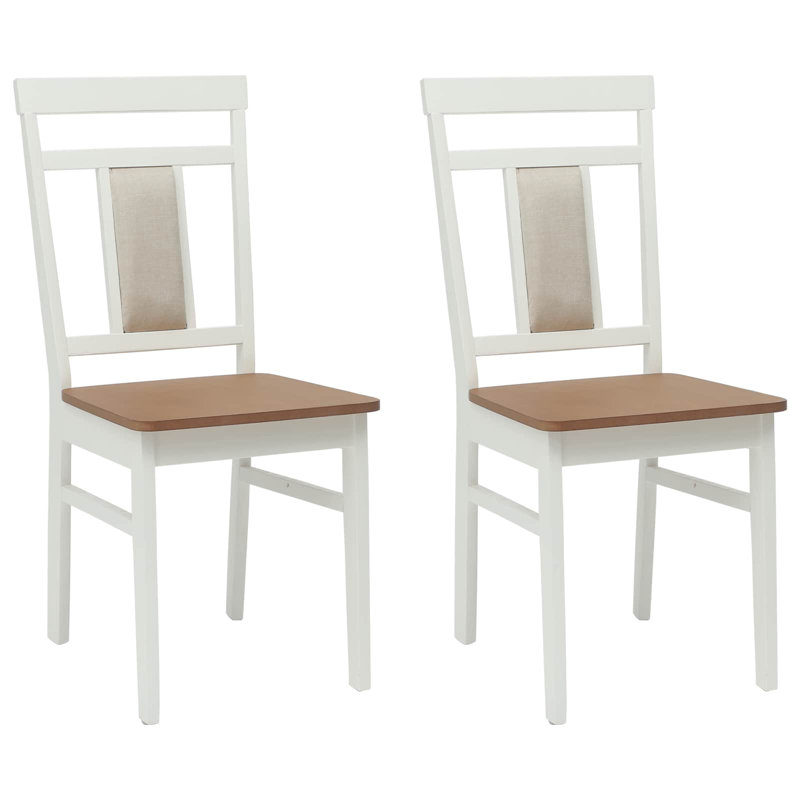 Tasi Solid Wood Accent, White/Natural