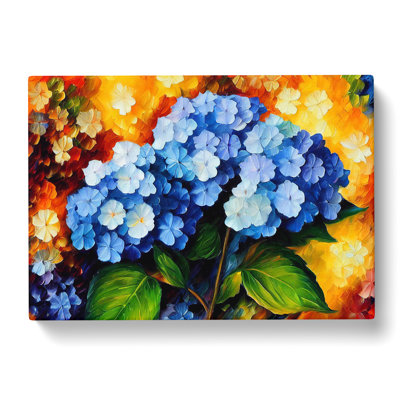 Hydrangea Flower Painting Vol.3 - Wrapped Canvas