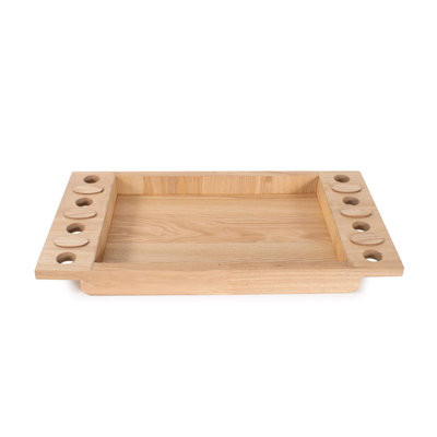 Hanneman Winfield Rectangular Wooden Serving Tray