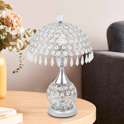 Lampe de table en cristal Jywon