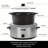 HomeCookin Slow Cooker Oval Manual Pot 6QT Stainless steel-88779327-88779324
