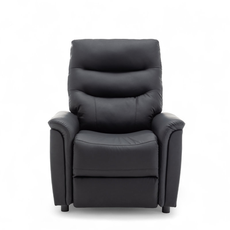 Manual Recliner Chair, Black